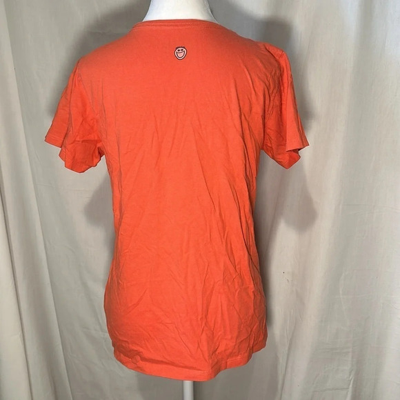 orange womens Life Is Good sole sisters tshirt size small - Picture 2 of 6